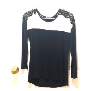 Navy and white business casual sweater Milan kiss